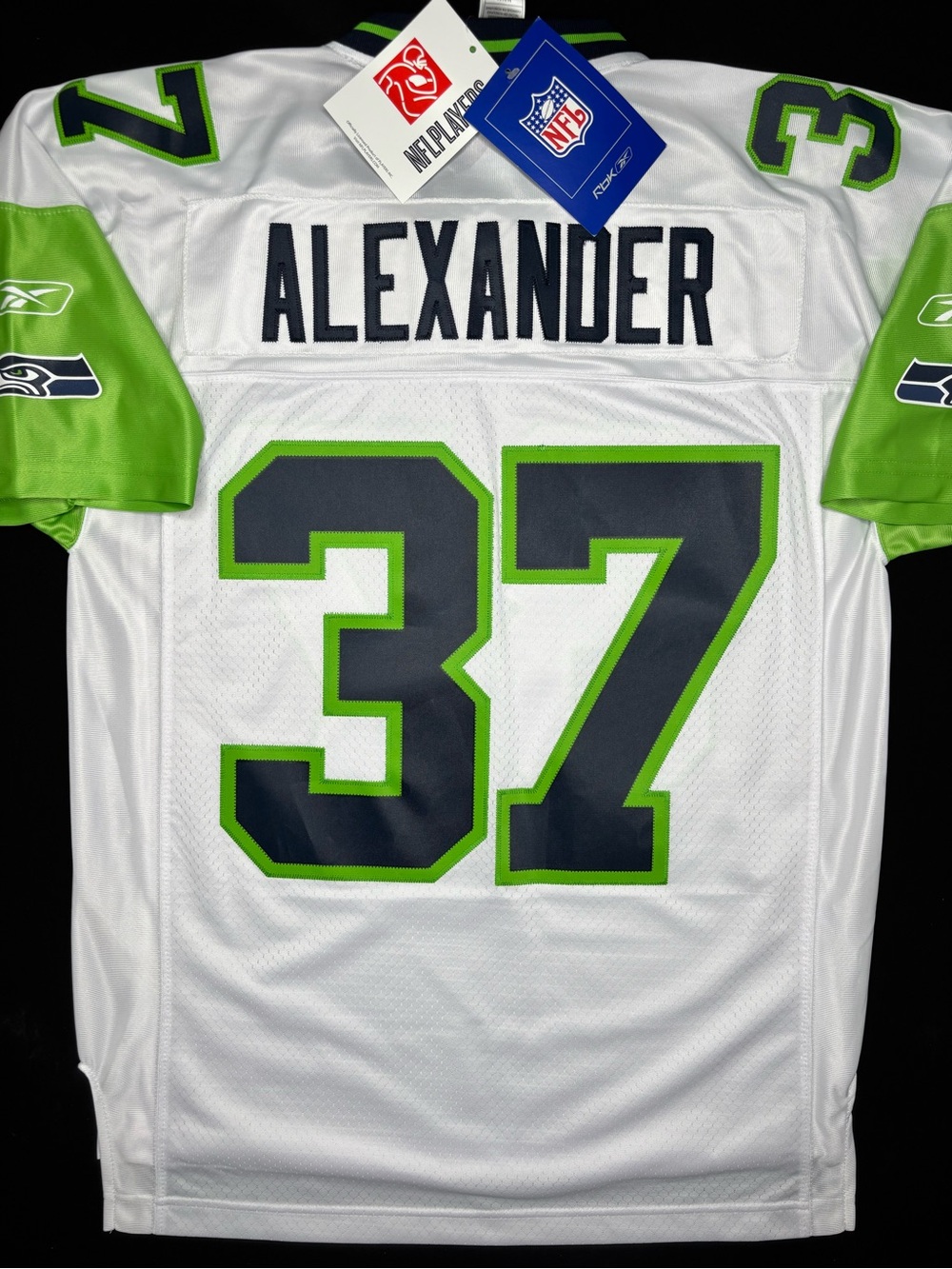 NWT RARE Seattle Seahawks Shaun Alexander Reebok Premier Football Jersey